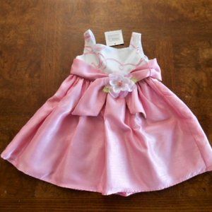Marc & Maddie Girls Pink Formal Dress, Birthday Dress, Flower Girl Dress